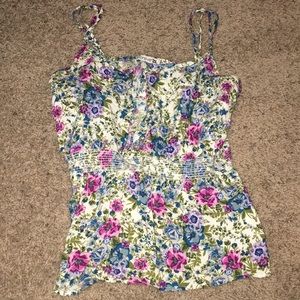 floral tank top